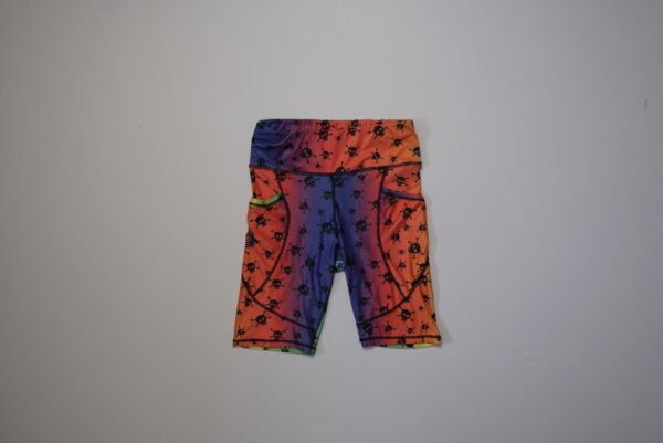 Rainbow Skull Shorts